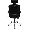 ΚΑΡΕΚΛΑ ΓΡΑΦΕΙΟΥ CRONER HM1196.01 ΜΑΥΡΟ MESH-ΜΕΤΑΛ.ΒΑΣΗ 58x99x120Υεκ.