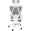 ΚΑΡΕΚΛΑ ΓΡΑΦΕΙΟΥ MEXER HM1195.02 ΓΚΡΙ MESH-PP ΒΑΣΗ-ΣΚΕΛΕΤΟΣ ΛΕΥΚΟΣ 68x70x136Υεκ.