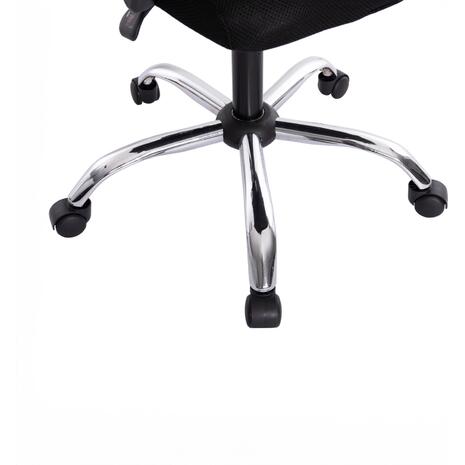 ΚΑΡΕΚΛΑ ΓΡΑΦΕΙΟΥ CRONER HM1196.01 ΜΑΥΡΟ MESH-ΜΕΤΑΛ.ΒΑΣΗ 58x99x120Υεκ.