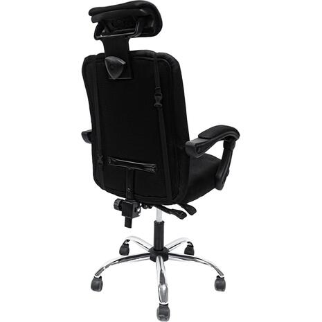 ΚΑΡΕΚΛΑ ΓΡΑΦΕΙΟΥ CRONER HM1196.01 ΜΑΥΡΟ MESH-ΜΕΤΑΛ.ΒΑΣΗ 58x99x120Υεκ.