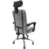 ΚΑΡΕΚΛΑ ΓΡΑΦΕΙΟΥ CRONER HM1196.02 ΓΚΡΙ MESH-ΜΕΤΑΛ.ΒΑΣΗ 58x67x124Υεκ.