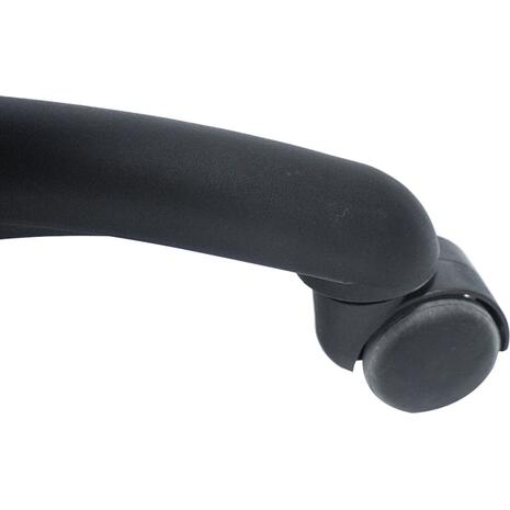 ΚΑΡΕΚΛΑ ΓΡΑΦΕΙΟΥ PORTIMA HM1197.04 ΜΠΕΖ PVC-ΜΑΥΡΟΣ ΣΚΕΛΕΤΟΣ & ΒΑΣΗ 66.5x57x97Υεκ