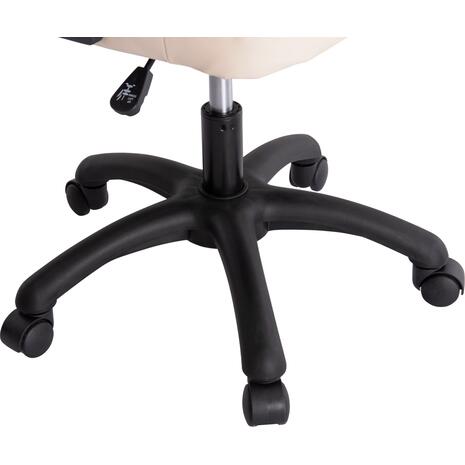 ΚΑΡΕΚΛΑ ΓΡΑΦΕΙΟΥ PORTIMA HM1197.04 ΜΠΕΖ PVC-ΜΑΥΡΟΣ ΣΚΕΛΕΤΟΣ & ΒΑΣΗ 66.5x57x97Υεκ