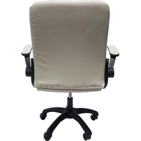 ΚΑΡΕΚΛΑ ΓΡΑΦΕΙΟΥ PORTIMA HM1197.04 ΜΠΕΖ PVC-ΜΑΥΡΟΣ ΣΚΕΛΕΤΟΣ & ΒΑΣΗ 66.5x57x97Υεκ