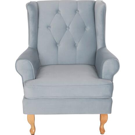 ΠΟΛΥΘΡΟΝΑ ΜΠΕΡΖΕΡΑ BRANDON HM3073.31 BABY BLUE ΒΕΛΟΥΔΟ-ΠΟΔΙΑ ΣΕ ΦΥΣΙΚΟ 82,5x80x104Υεκ