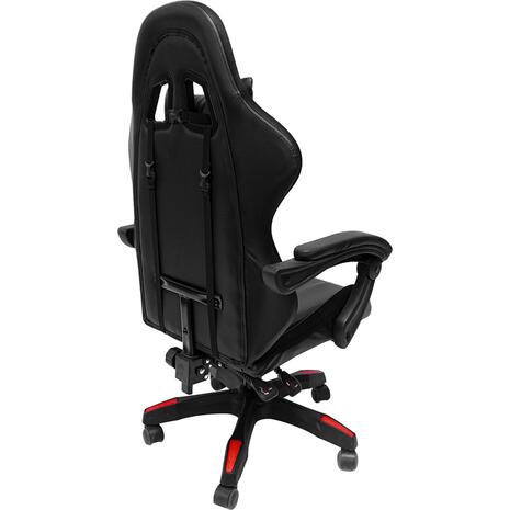 ΠΟΛΥΘΡΟΝΑ GAMING DARREN HM1203.01 ΜΑΥΡΟ-ΚΟΚΚΙΝΟ PVC 58.5x100x120Υεκ.
