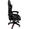 ΠΟΛΥΘΡΟΝΑ GAMING DARREN HM1203.01 ΜΑΥΡΟ-ΚΟΚΚΙΝΟ PVC 58.5x100x120Υεκ.