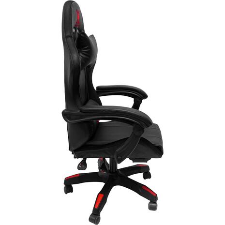 ΠΟΛΥΘΡΟΝΑ GAMING DARREN HM1203.01 ΜΑΥΡΟ-ΚΟΚΚΙΝΟ PVC 58.5x100x120Υεκ.