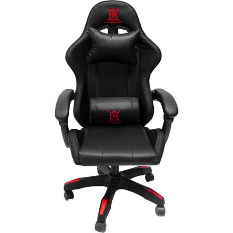 ΠΟΛΥΘΡΟΝΑ GAMING DARREN HM1203.01 ΜΑΥΡΟ-ΚΟΚΚΙΝΟ PVC 58.5x100x120Υεκ.