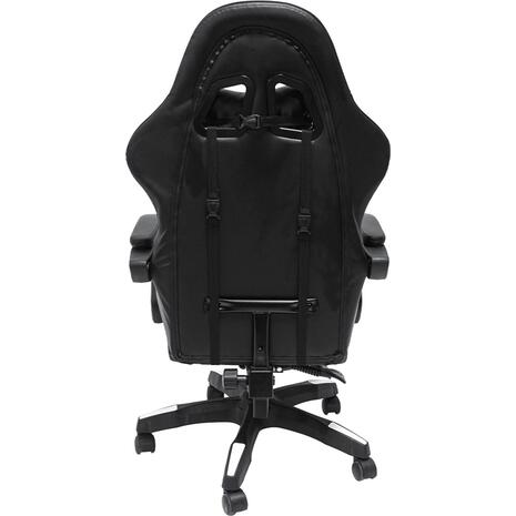 ΠΟΛΥΘΡΟΝΑ GAMING DARREN HM1203.10 ΜΑΥΡΟ-ΓΚΡΙ PVC 60x60x120Υεκ.