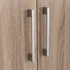 ΠΑΠΟΥΤΣΟΘΗΚΗ-ΝΤΟΥΛΑΠΑ CLUSE HM2403.20 ΜΕΛΑΜΙΝΗ SONAMA OAK ΧΡΩΜΑ 60Χ37Χ186,5Υεκ.