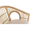 ΠΟΛΥΘΡΟΝΑ DAMPAR HM9929.04 RATTAN ΣΕ ΦΥΣΙΚΟ-ΛΕΥΚΟ ΜΑΞΙΛΑΡΙ 59x61x80Υεκ.