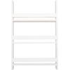 ΡΑΦΙΕΡΑ ΤΟΙΧΟΥ SANI HM18223.01 ΜΕΛΑΜΙΝΗ ΣΕ ΛΕΥΚΟ 60x10x90Υεκ. (3 ΡΑΦΙΑ)
