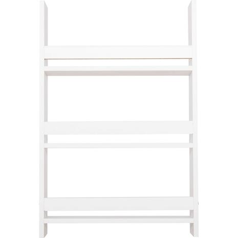 ΡΑΦΙΕΡΑ ΤΟΙΧΟΥ SANI HM18223.01 ΜΕΛΑΜΙΝΗ ΣΕ ΛΕΥΚΟ 60x10x90Υεκ. (3 ΡΑΦΙΑ)