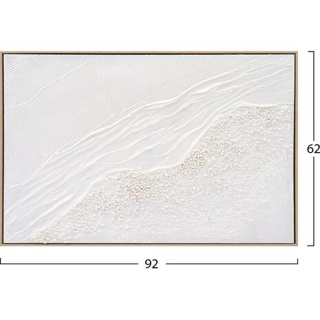ΠΙΝΑΚΑΣ TOIXOY SEDIMENT HM4555 ΜΕ ΚΟΡΝΙΖΑ ΜΠΕΖ-ΚΑΜΒΑΣ ΣΕ ΛΕΥΚΕΣ ΑΠΟΧΡΩΣΕΙΣ 92x4,5x62Υεκ.