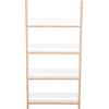 ΡΑΦΙΕΡΑ ΤΟΙΧΟΥ SANI HM18224.01 ΜΕΛΑΜΙΝΗ ΣΕ ΛΕΥΚΟ 60x10x120Υεκ. (4 ΡΑΦΙΑ)