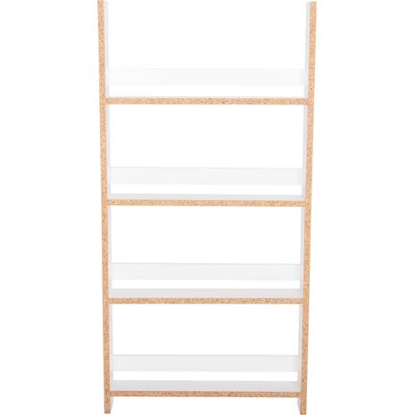 ΡΑΦΙΕΡΑ ΤΟΙΧΟΥ SANI HM18224.01 ΜΕΛΑΜΙΝΗ ΣΕ ΛΕΥΚΟ 60x10x120Υεκ. (4 ΡΑΦΙΑ)