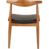 KΑΡΕΚΛΑ ΤΡΑΠΕΖΑΡΙΑΣ ALOR HM9947.03 RUBBERWOOD ΚΑΡΥΔΙ-ΜΑΥΡΟ PU 55x51x75Υεκ (σετ 2 τεμαχίων)