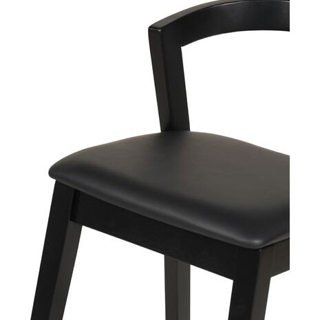 ΣΚΑΜΠΟ ΜΠΑΡ NAMI HM9952.02 RUBBERWOOD & PU-ΜΑΥΡΟ 47,5x59x102,5Υεκ.