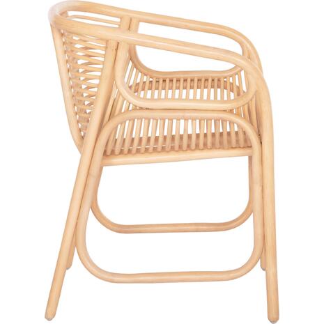 ΠΟΛΥΘΡΟΝΑ MEL ΕΣΩΤ. ΧΩΡΩΝ HM9954.01 ΦΥΣΙΚΟ RATTAN 62x57,5x79,5Υεκ.