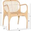 ΠΟΛΥΘΡΟΝΑ ΤΡΑΠΕΖΑΡΙΑΣ ΕΣΩΤ. ΧΩΡΩΝ GIBBON HM9957.01 ΦΥΣΙΚΟ RATTAN 62x55x82Υεκ.