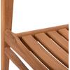 ΠΟΛΥΘΡΟΝΑ MOOSEN HM9936 ΜΑΣΙΦ ΞΥΛΟ TEAK ΣΕ ΦΥΣΙΚΟ 59x60x78,5Υ (σετ 2 τεμαχίων)