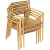 ΠΟΛΥΘΡΟΝΑ MOOSEN HM9936 ΜΑΣΙΦ ΞΥΛΟ TEAK ΣΕ ΦΥΣΙΚΟ 59x60x78,5Υ (σετ 2 τεμαχίων)