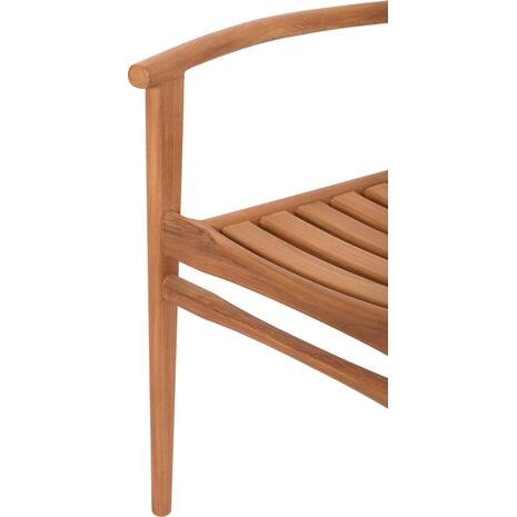 ΠΟΛΥΘΡΟΝΑ MOOSEN HM9936 ΜΑΣΙΦ ΞΥΛΟ TEAK ΣΕ ΦΥΣΙΚΟ 59x60x78,5Υ (σετ 2 τεμαχίων)