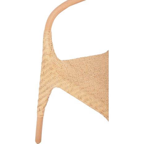 ΠΟΛΥΘΡΟΝΑ GABE ΕΣΩΤ.ΧΩΡΩΝ HM9956.01 ΦΥΣΙΚΟ RATTAN 62x60x79Υεκ.