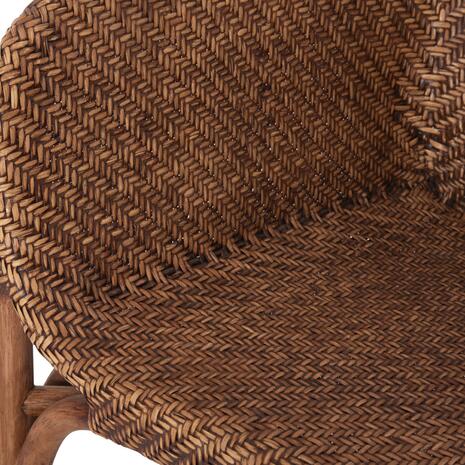 ΠΟΛΥΘΡΟΝΑ ΕΣΩΤ.ΧΩΡΩΝ TUCKET HM9958.02 ΦΥΣΙΚΟ RATTAN-ΚΑΡΥΔΙ ΧΡΩΜΑ 63x60x77Υεκ