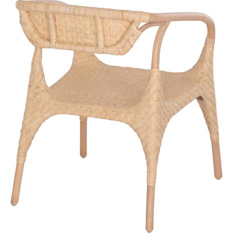 ΠΟΛΥΘΡΟΝΑ GABE ΕΣΩΤ.ΧΩΡΩΝ HM9956.01 ΦΥΣΙΚΟ RATTAN 62x60x79Υεκ.
