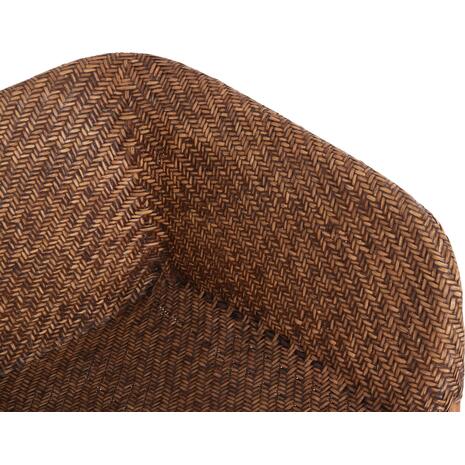 ΠΟΛΥΘΡΟΝΑ ΕΣΩΤ.ΧΩΡΩΝ TUCKET HM9958.02 ΦΥΣΙΚΟ RATTAN-ΚΑΡΥΔΙ ΧΡΩΜΑ 63x60x77Υεκ