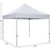 GAZEBO ΕΠΑΓΓΕΛΜΑΤΙΚΟ ΒΑΡΕΩΣ ΤΥΠΟΥ MATTHEW-AL HM6313 ΠΤΥΣΣΟΜΕΝΟ ΑΛΟΥΜΙΝΙΟΥ 3x3x3,4Y