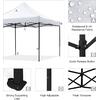 ΚΙΟΣΚΙ/GAZEBO MATTHEW HM6310 ΠΤΥΣΣΟΜΕΝΟ-ΣΚΕΛΕΤΟΣ ΜΕΤΑΛ.ΜΑΥΡΟΣ-ΛΕΥΚΟ ΥΦΑΣΜΑ 3x3x3,10Yμ