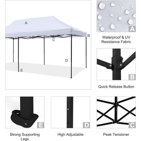 ΚΙΟΣΚΙ/GAZEBO MATTHEW HM6312 ΠΤΥΣΣΟΜΕΝΟ-ΣΚΕΛΕΤΟΣ ΜΕΤΑΛ.ΜΑΥΡΟΣ-ΛΕΥΚΟ ΥΦΑΣΜΑ 300x600x310Yεκ