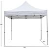 GAZEBO ΕΠΑΓΓΕΛΜΑΤΙΚΟ ΒΑΡΕΩΣ ΤΥΠΟΥ CRESSEN HM6305 ΠΤΥΣΣΟΜΕΝΟ ΑΛΟΥΜΙΝΙΟΥ 3x3x3,4Y