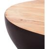 ΔΙΑΚΟΣΜΗΤΙΚΟ ΤΡΑΠΕΖΙ ΣΑΛΟΝΙΟΥ BOWL Φ89,5X39Yεκ. RUSTY ΜΕ ΞΥΛΟ ΑΚΑΚΙΑΣ HM8717.22