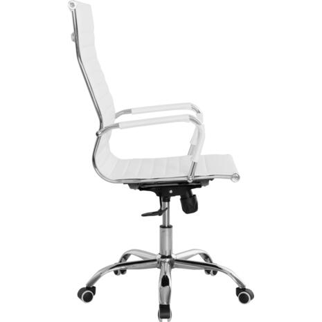 ΚΑΡΕΚΛΑ ΓΡΑΦΕΙΟΥ BOSS ΔΙΕΥΘΥΝΤΟΥ HM1059.32 ΛΕΥΚΟ PU ΠΟΔΙ ΧΡΩΜΙΟΥ 53x57x109Υεκ.
