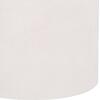 ΤΡΑΠΕΖΙ ΣΑΛΟΝΙΟΥ ΟΒΑΛ ΣΕΙΡΑ SANTORINI HM18054 MDF ΣΕ ΥΠΟΛΕΥΚΟ ΧΡΩΜΑ 54x54,5x40Υεκ