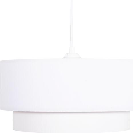 ΦΩΤΙΣΤΙΚΟ ΟΡΟΦΗΣ ΚΥΛΙΝΔΡΙΚΟ KRIKS HM4707.01 PVC ΣΕ ΛΕΥΚΟ Φ30x70Υεκ.