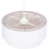 ΦΩΤΙΣΤΙΚΟ ΟΡΟΦΗΣ ΚΥΛΙΝΔΡΙΚΟ KRIKS HM4707.01 PVC ΣΕ ΛΕΥΚΟ Φ30x70Υεκ.