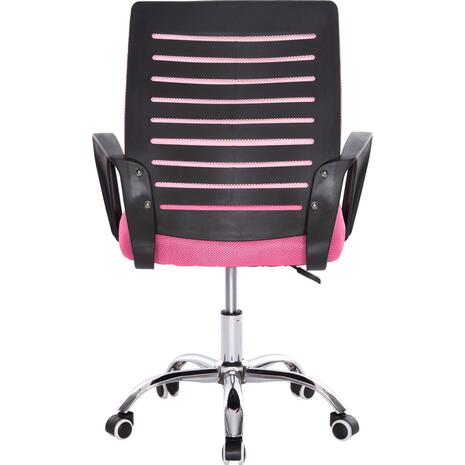 ΚΑΡΕΚΛΑ ΓΡΑΦΕΙΟΥ TRAIL HM1192.35 ΡΟΖ MESH-ΠΟΔΙ ΧΡΩΜΙΟΥ 62x51x98Υεκ.