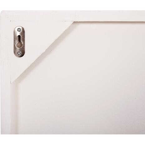ΠΙΝΑΚΑΣ ΤΕΤΡΑΓΩΝΟΣ ΣΕΙΡΑ SANTORINI HM4507 MDF ΣΕ ΥΠΟΛΕΥΚΟ ΧΡΩΜΑ 80x4(πάχος)x80Υεκ.