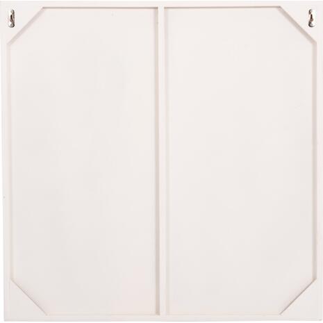 ΠΙΝΑΚΑΣ ΤΕΤΡΑΓΩΝΟΣ ΣΕΙΡΑ SANTORINI HM4507 MDF ΣΕ ΥΠΟΛΕΥΚΟ ΧΡΩΜΑ 80x4(πάχος)x80Υεκ.