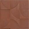 ΠΙΝΑΚΑΣ ΤΕΤΡΑΓΩΝΟΣ ΣΕΙΡΑ SANTORINI HM4524 MDF ΣΕ ΚΑΦΕ ΧΡΩΜΑ 80x5(πάχος)x80Υεκ.