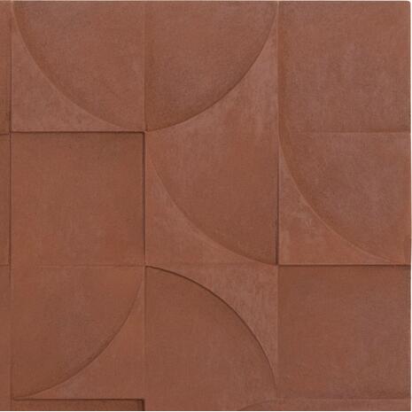ΠΙΝΑΚΑΣ ΤΕΤΡΑΓΩΝΟΣ ΣΕΙΡΑ SANTORINI HM4524 MDF ΣΕ ΚΑΦΕ ΧΡΩΜΑ 80x5(πάχος)x80Υεκ.