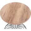 ΒΟΗΘΗΤΙΚΟ ΤΡΑΠΕΖΙ ΣΑΛΟΝΙΟΥ KEON HM18038.03 MDF TOP ΣΕ ΣΟΝΑΜΑ-ΜΕΤΑΛΛΟ Φ45x50Υεκ.