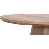 ΤΡΑΠΕΖΙ ΣΑΛΟΝΙΟΥ KARAN HM18028 MDF ΣΕ ΦΥΣΙΚΟ ΧΡΩΜΑ ΞΥΛΟΥ Φ80x45,5Υεκ.