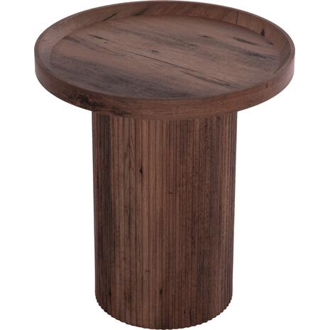 ΒΟΗΘΗΤΙΚΟ ΤΡΑΠΕΖΙ MARGON HM18027 MDF ΣΕ ΣΚΟΥΡΟ ΚΑΦΕ ΞΥΛΟΥ Φ45x50,5Υεκ.