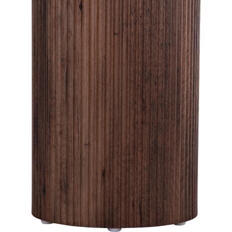ΒΟΗΘΗΤΙΚΟ ΤΡΑΠΕΖΙ MARGON HM18027 MDF ΣΕ ΣΚΟΥΡΟ ΚΑΦΕ ΞΥΛΟΥ Φ45x50,5Υεκ.